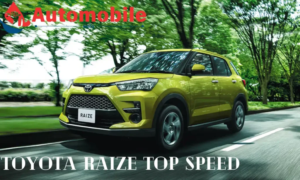 Toyota Raize Top Speed