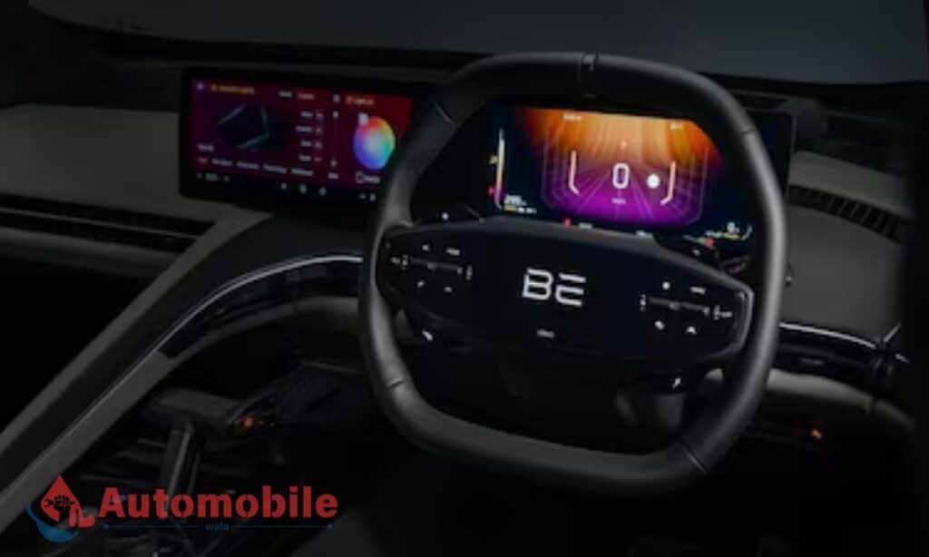 mahindra be 6e display size