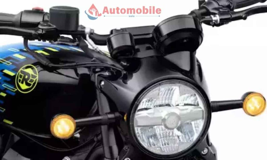 royal enfield shotgun 650 front look and headlight