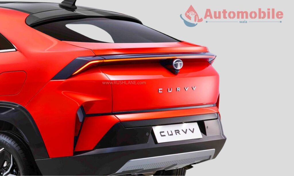 tata curvv back view